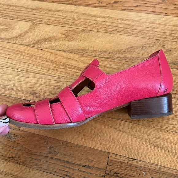 Chie Mihara Salou zine fisherman block heel sandal pump mosto pink size 39 - Picture 10 of 12